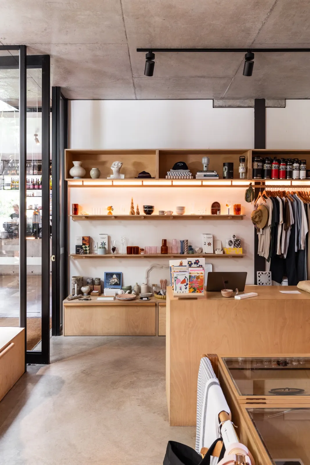 Homewares and ceramics at Kind Curations, Tugun